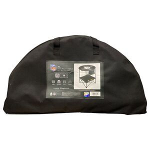 Pittsburgh Steelers - Logo Brands NFL XL Foldable & Portable Round Table with Bo